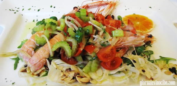 catalana di scampi e gamberi