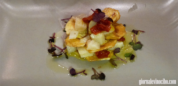 macchianera insalata di stocco e carciofi