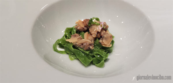 i tagliolini alle cime di rapa e senape di laguna