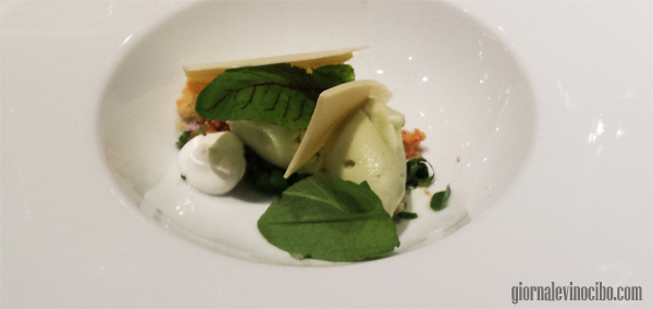 il sorbetto al thè verde ,bieta e fagiolini