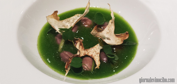 la zuppa di sedano, fagioli, e le verdure candite