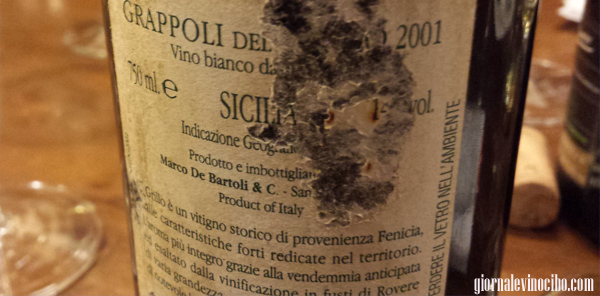 grappoli del grillo 2001 retro etichetta