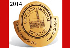 medaglie concorso mondiale bruxelles 2014