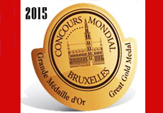 concours mondial 2015 medaglia